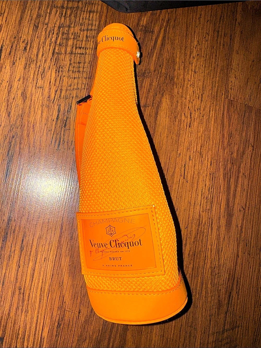 Veuve Clicquot Mesh Ice Jacket Bottle Holder Orange Bottle Holder 45.B3